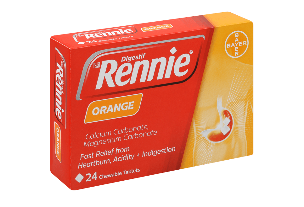 Rennie Orange Heartburn and Indigestion Relief